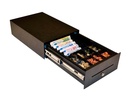APG Solutions NANO-0067 - Elektronische Geldschublade - Stahl - Schwarz - 12/24 V - 275 mm - 370 mm