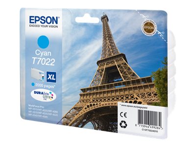 Epson T7022 - 21.3 ml - Größe XL - Cyan - original