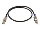 QNAP CAB-SAS05M-8088 - Externes SAS-Kabel - 4x Shielded Mini MultiLane SAS (SFF-8088)