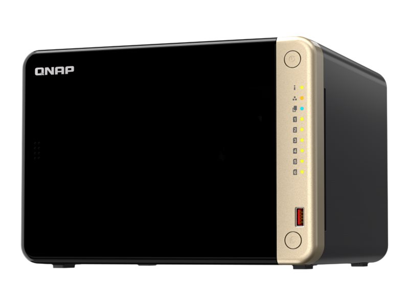 QNAP TS-664 - NAS-Server - 6 Schächte - SATA