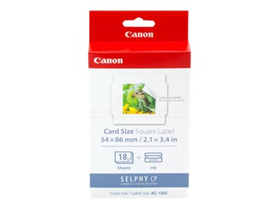 Canon KC-18IS - Farbbandkassetten- und Papier-Kit