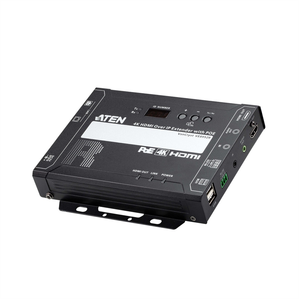 ATEN VE8952R 4K HDMI over IP Empfänger mit PoE - Kabel - Digital/Display/Video