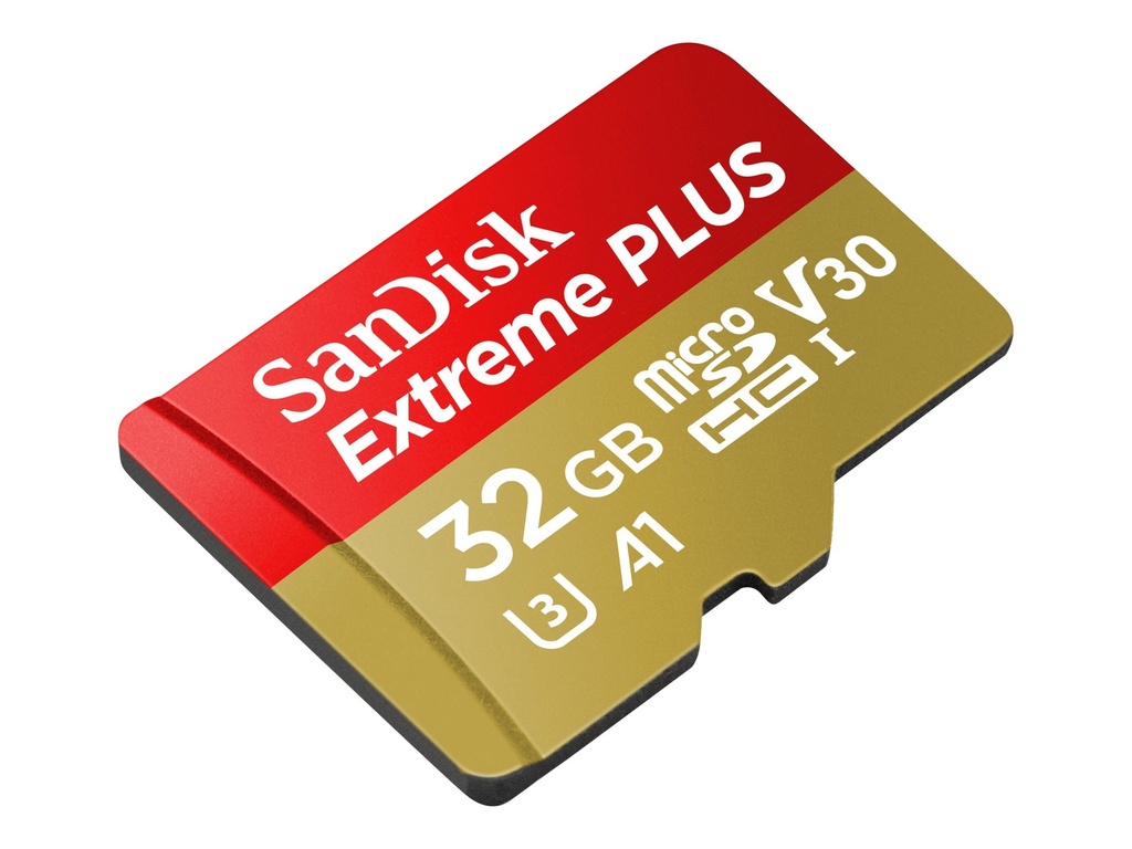SanDisk Extreme PLUS - Flash-Speicherkarte (microSDHC/SD-Adapter inbegriffen)