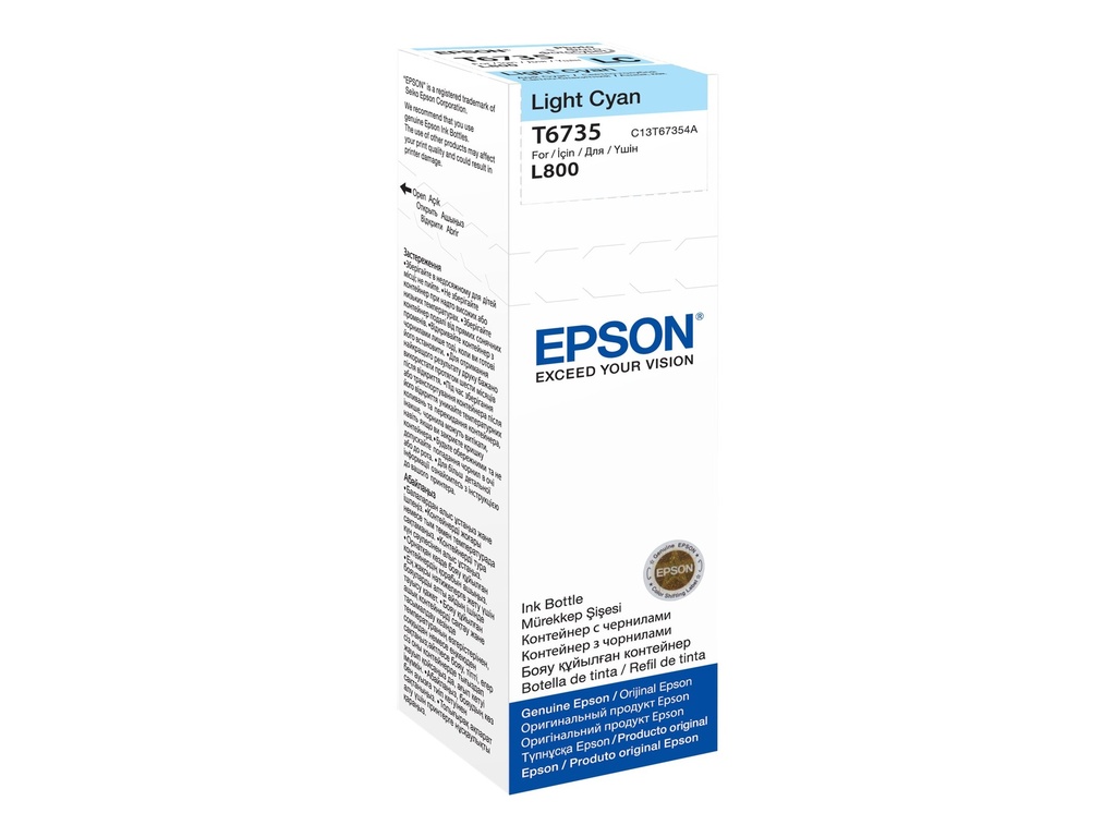 Epson T6735 - 70 ml - hell Cyan - original