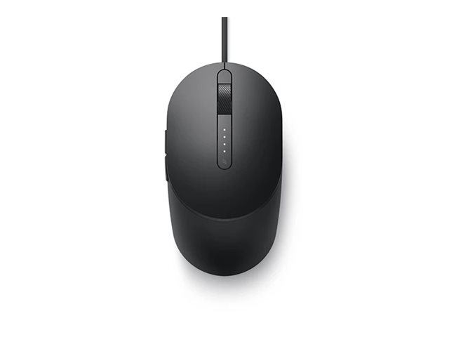 Dell Pro kabelgebundene Maus – MS3220 - schwarz - Beidhändig - Laser - USB Typ-A - 3200 DPI - 2 ms - Schwarz