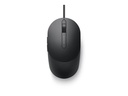 Dell Pro kabelgebundene Maus – MS3220 - schwarz - Beidhändig - Laser - USB Typ-A - 3200 DPI - 2 ms - Schwarz