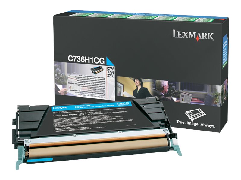 Lexmark Hohe Ergiebigkeit - Cyan - original