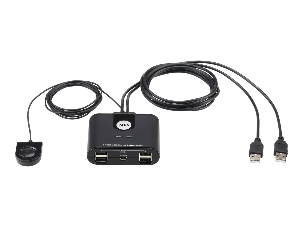 ATEN US224 - USB-Umschalter für die gemeinsame Nutzung von Peripheriegeräten