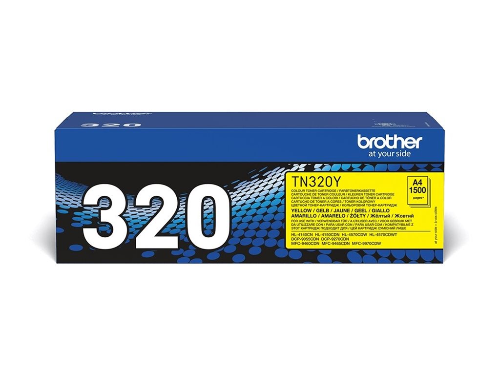 Brother TN320Y - Gelb - original - Tonerpatrone