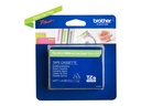 Brother TZe-MQG35 - Standard-Klebstoff - Weiß auf Limonengrün - Rolle (1,2 cm x 5 m)