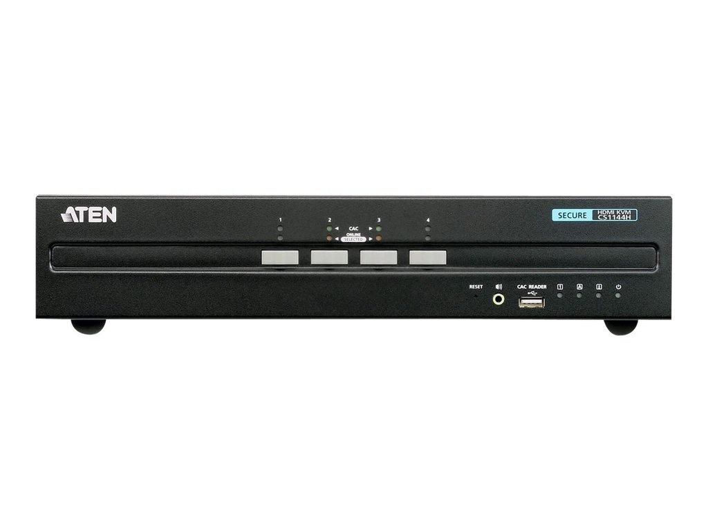 ATEN KVM-Switch 4-fach Audio/HDMI USB Secure Dual Display - KVM-Umschalter - 4-Port