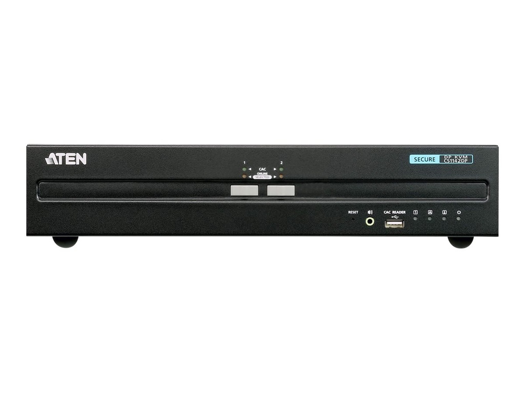 ATEN CS1142DP - 4K Ultra HD - Schwarz
