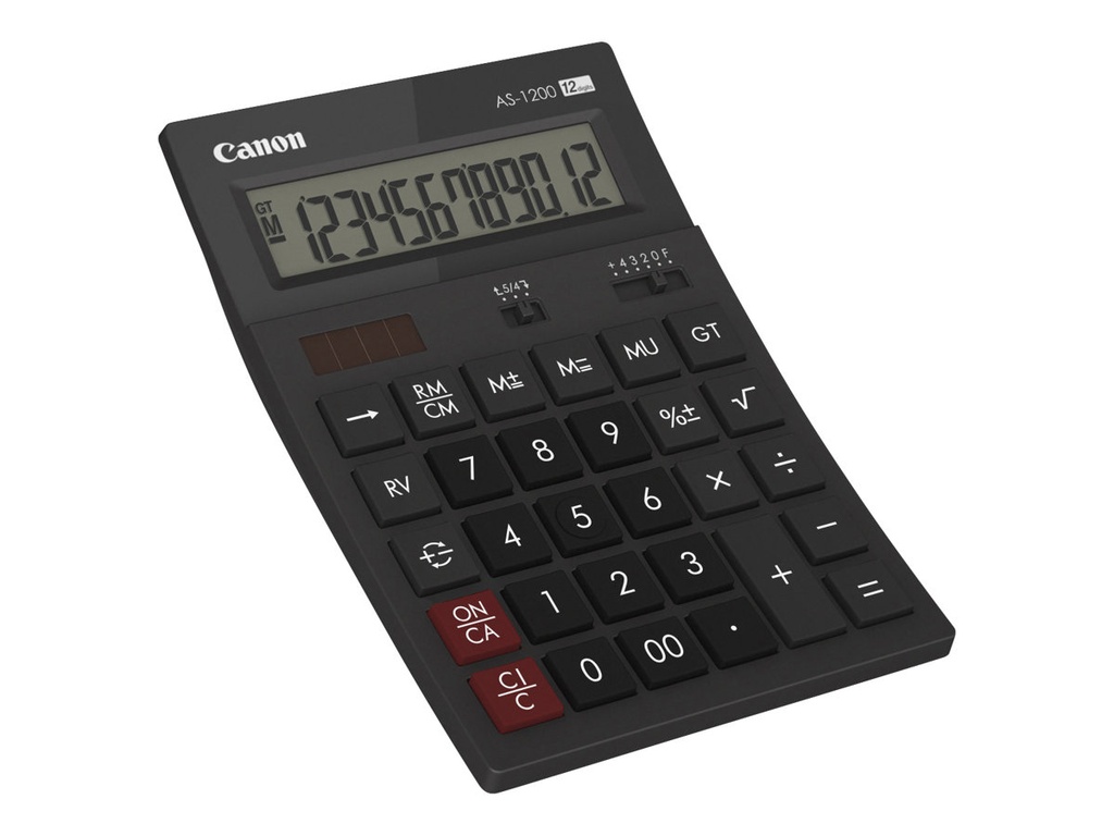 Canon AS-1200 - Desktop-Taschenrechner - 12 Stellen
