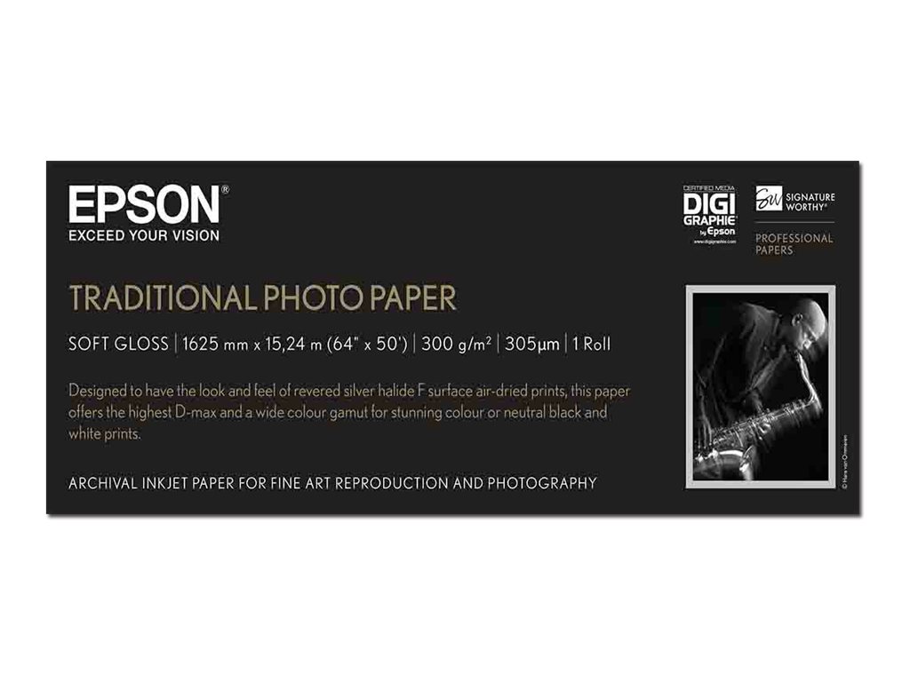 Epson Traditional Photo Paper - Rolle (162,6 cm x 15 m)