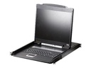 ATEN CL1000N - KVM-Konsole - PS/2, USB - Schweizer - 48.3 cm (19")