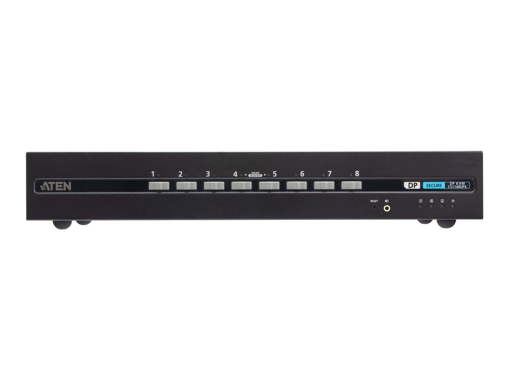 ATEN CS1148DP4 - KVM-/Audio-Switch - DisplayPort, Dual-Display, sicher, PSD PP v4.0-konform