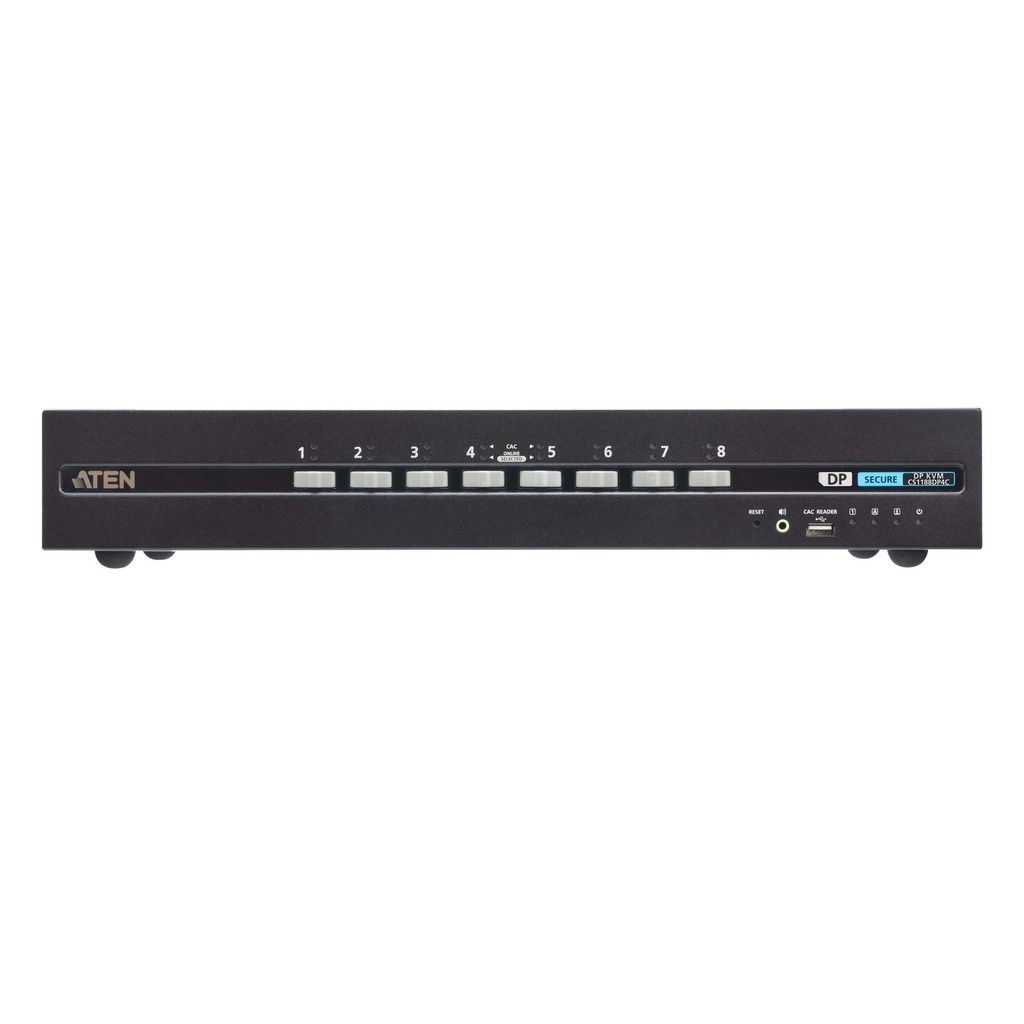 ATEN CS1188DP4C KVM Secure Switch mit USB 4K DisplayPort - KVM-Umschalter - 8-Port