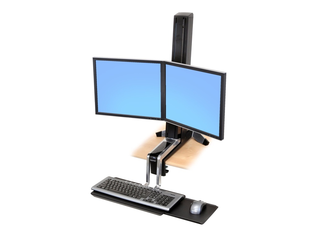 Ergotron WorkFit-S - Stehender Tischwandler