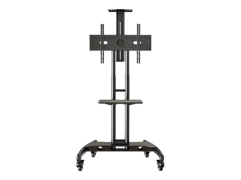 Peerless Tru Vue TRVT561 Mobile Height Adjustable Trolley - Wagen - für LCD-Display - mattschwarz - Bildschirmgröße: 81.3-190.5 cm (32"-75")