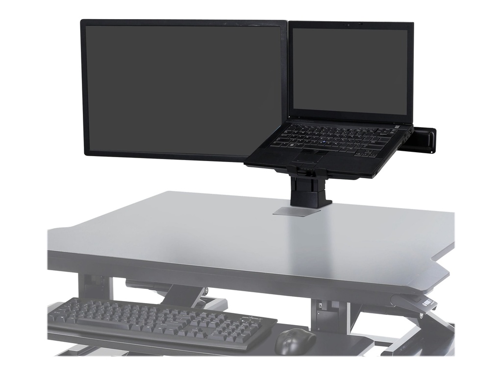Ergotron WorkFit LCD & Laptop Kit Black - Zubehör TFT/LCD-TV