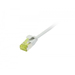 Synergy 21 Patchkabel RJ45 CAT6A 500Mhz 0.15m grau U/FTP slimline rund d 3.8mm - Netzwerk - CAT 7 cable/RJ45 plug - Kabel - Netzwerk
