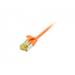 Synergy 21 Patchkabel RJ45 CAT6A 500Mhz orange U/FTP slimline rund d - Kabel - Netzwerk