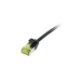 Synergy 21 Patchkabel RJ45 CAT6A 500Mhz schwarz U/FTP slimline rund d - Kabel - Netzwerk