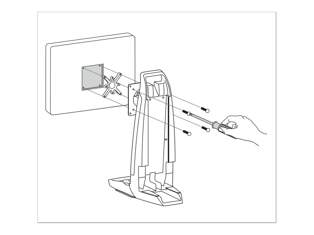 Ergotron Montagekomponente (Abstandshalter)