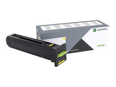 Lexmark Gelb - original - Tonerpatrone - für