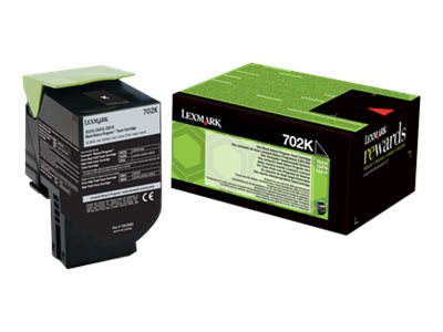 Lexmark 702K - Schwarz - original - Tonerpatrone