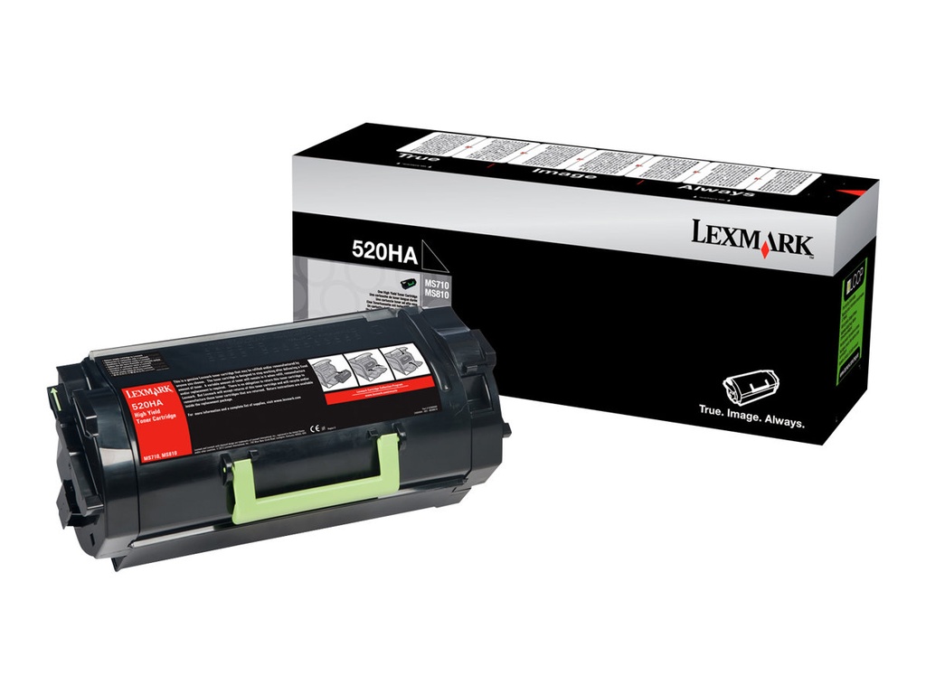 Lexmark 520HA - Hohe Ergiebigkeit - Schwarz