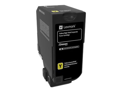 Lexmark Hohe Ergiebigkeit - Gelb - original
