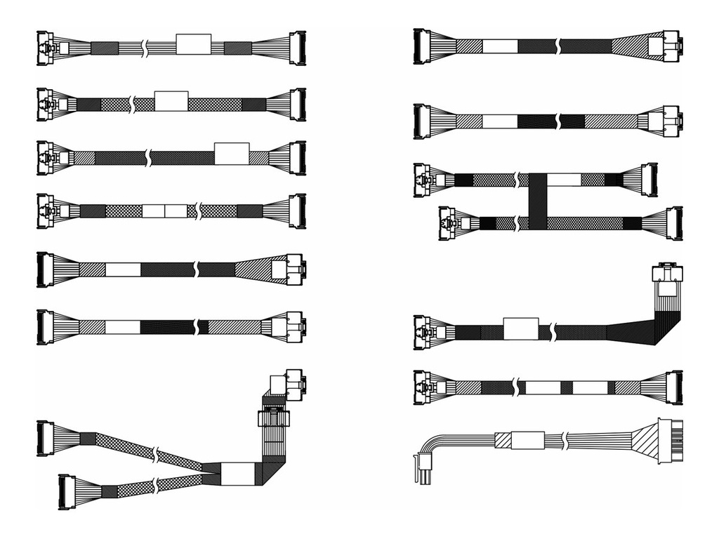 Lenovo Speicherkabelkit - für 2,5" Chassis-Front