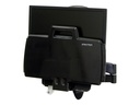 Ergotron 200 Series - Befestigungskit (Gelenkarm, Tastaturablage mit linker/rechter Mausablage, Barcode-Scanner-Halter) - für LCD-Display / PC-Ausrüstung - Stahl - Schwarz - Bildschirmgröße: bis zu 61 cm (bis zu 24 Zoll)