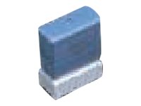 Brother 1438 - Stempel - vorgetränkt - Blau - Benutzerdefinierter Text - 14 x 38 mm (Packung mit 12)