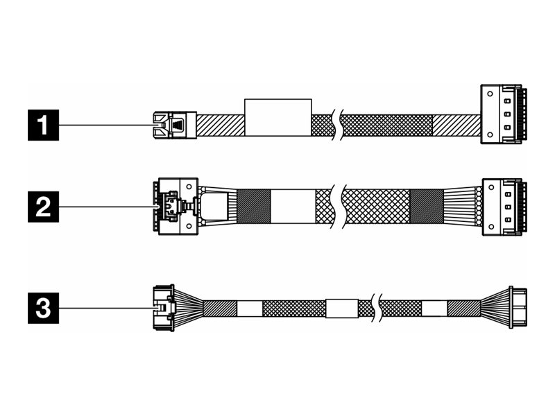 Lenovo Speicherkabelkit - für M.2 SATA/x4 Chassis