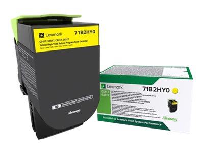 Lexmark X417 - Hohe Ergiebigkeit - Gelb - original