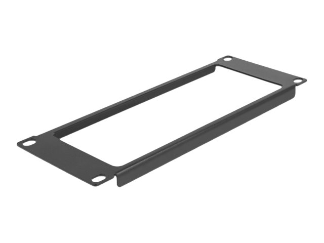 Delock Blindabdeckung - Schwarz - 2U - 25.4 cm (10")