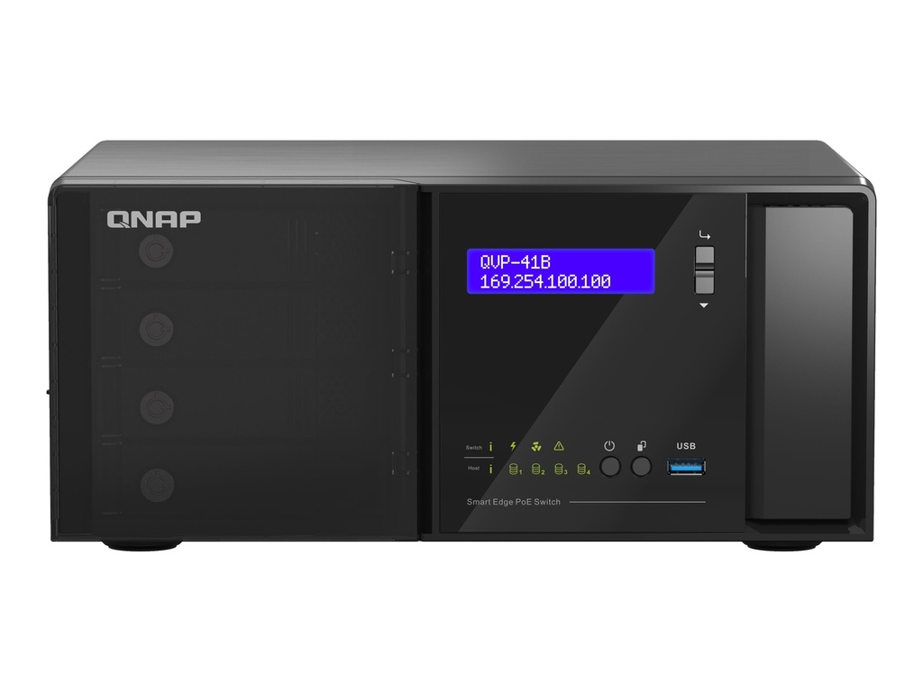 QNAP QVP-41B - NVR - 8 Kanäle - netzwerkfähig