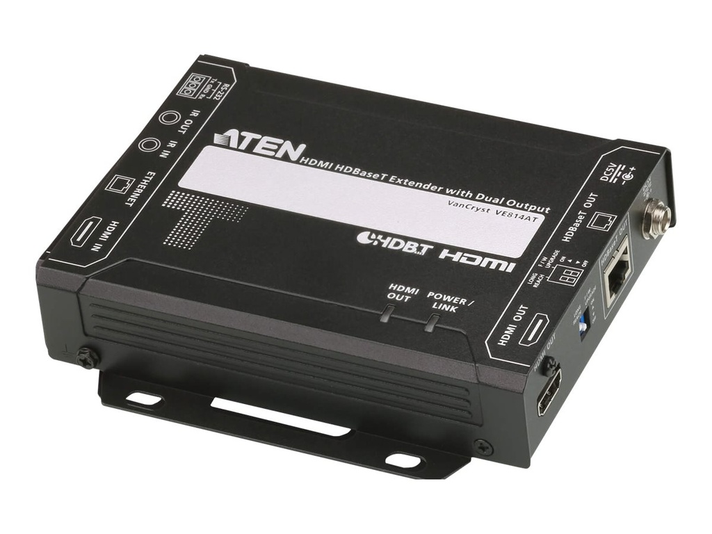 ATEN VanCryst VE814AT - Video/Audio/Infrarot/seriell/Netzwerkextender