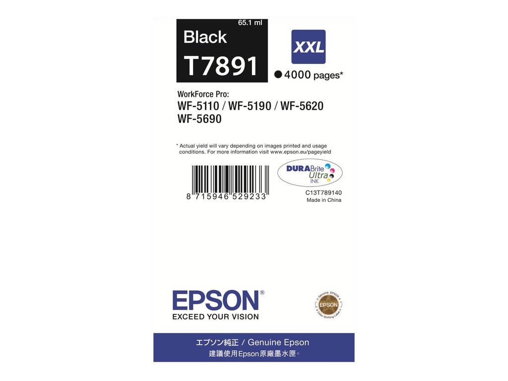 Epson T7891 - 65.1 ml - Größe XXL - Schwarz