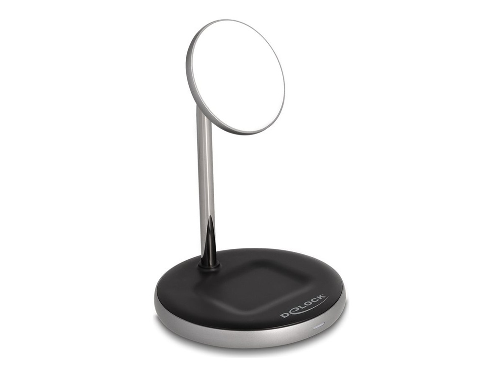 Delock Kabelloses Ladegerät - 2-in-1 - 15 Watt