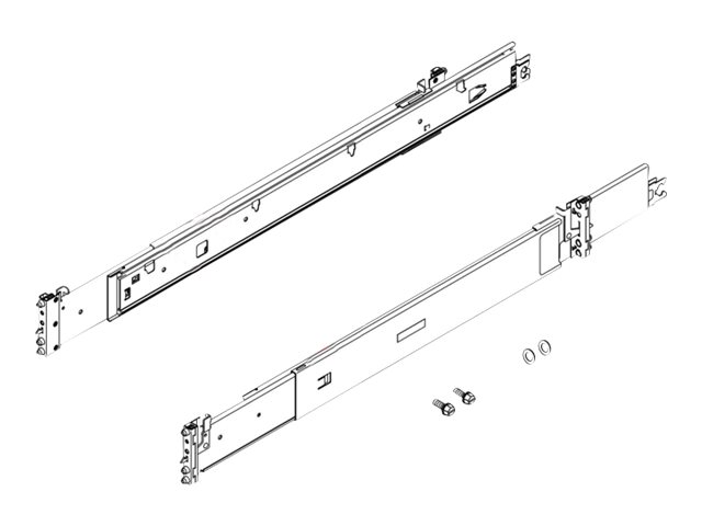 Lenovo Werkzeugloses Schienenkit - für ThinkSystem