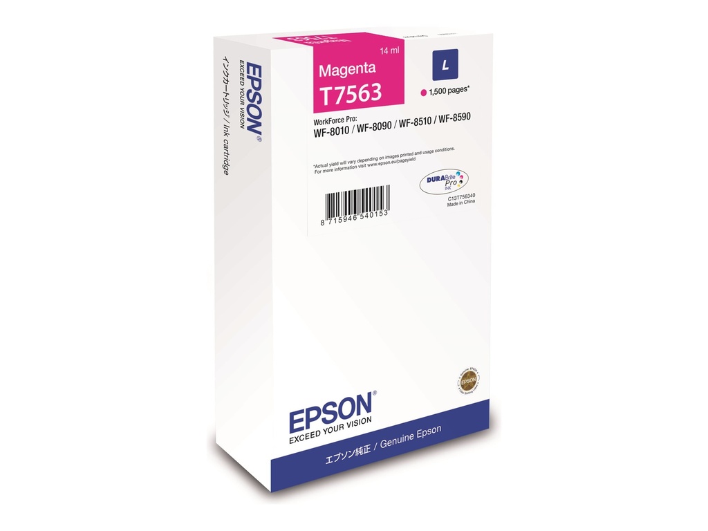 Epson T7563 - 14 ml - L-Größe - Magenta - original