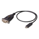 ATEN Kabel USB seriell - USB-C M zu DB-9 - - unterstützt RS-232 - Adapter - Digital/Daten