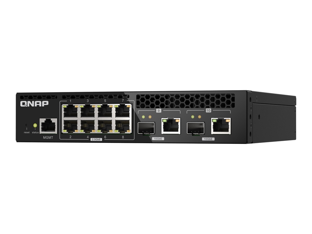 QNAP QSW-M2108R-2C - Switch - managed - 8 x 2.5GBase-T