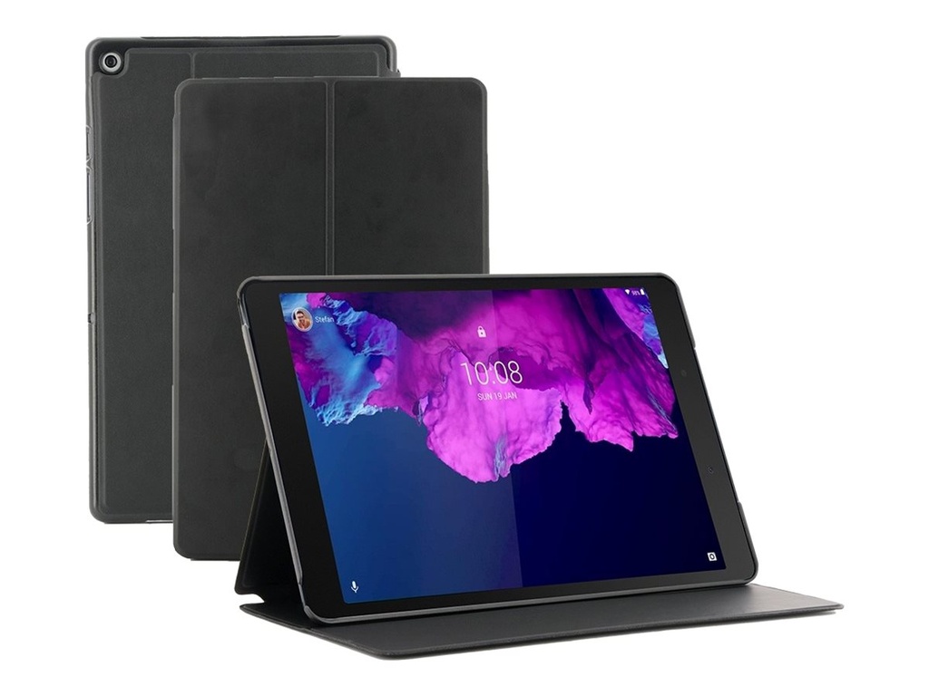 Mobilis RE.LIFE - Flip-Hülle für Tablet - Eco-Design, mit Flap - Leder - Schwarz - für Lenovo Tab M10 (3rd Gen)