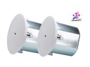 ATEN AS108 - Lautsprecher - 80 Watt - zweiweg - koaxial - 203 mm (8")
