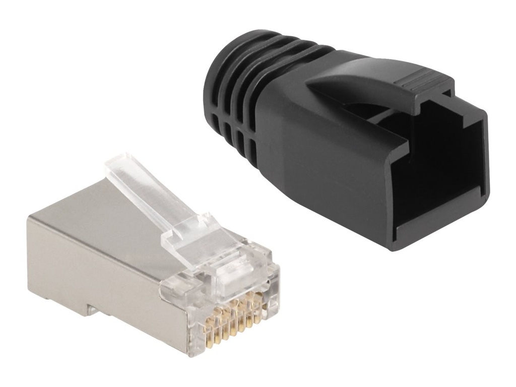Delock Netzwerkanschluss - RJ-50 (M) - S/FTP - CAT 5e - rund, ohne Haken (Packung mit 25)