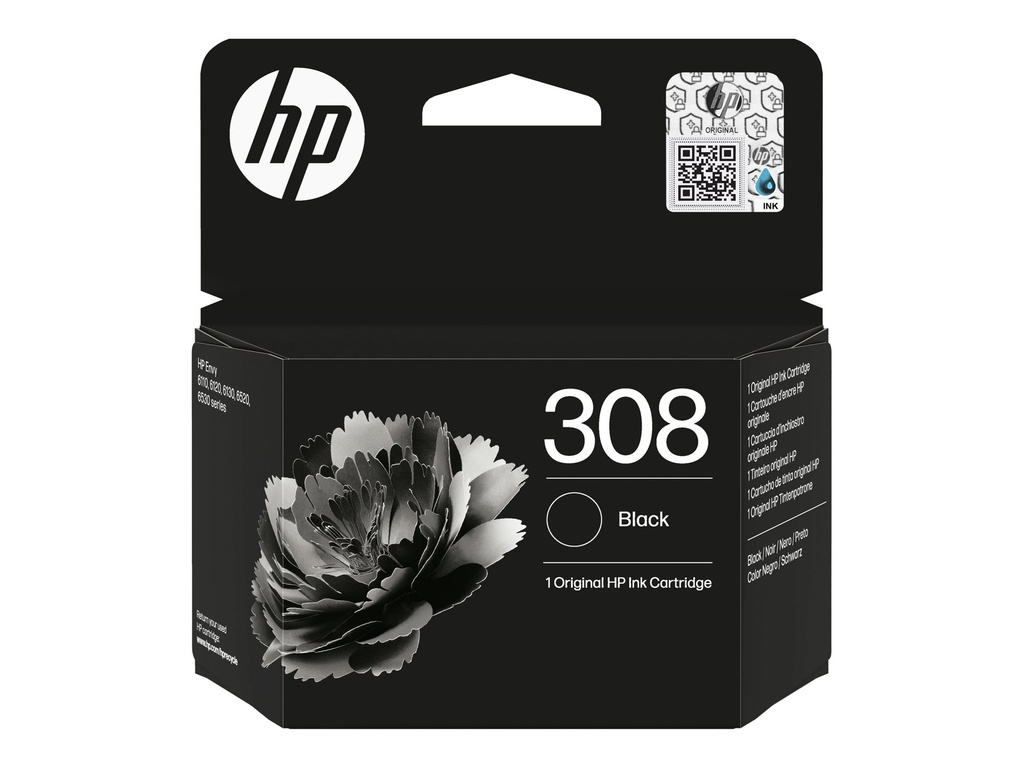 HP 308 - Schwarz - original - Box - Tintenpatrone